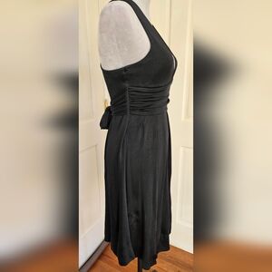 Diane von Furstenberg ballet twist halter dress ties swing skirt sz 0